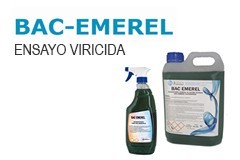 BAC EMEREL: Certificado ensayo Viricida